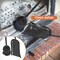 5-Piece Fireplace Tools with Stand for Ashes, Firewood, and Home Fireplace